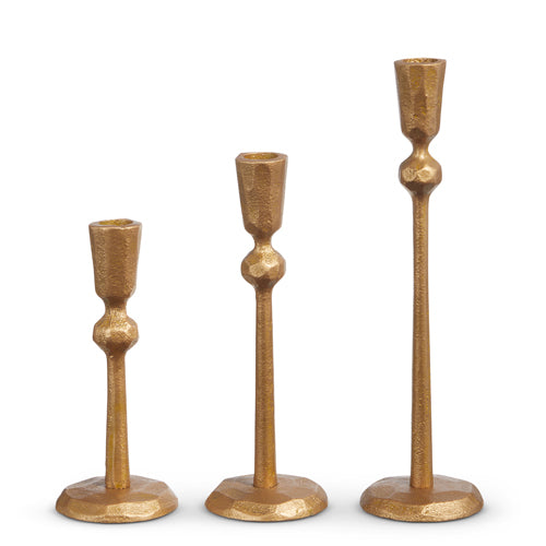 11" Gold Candle Sticks