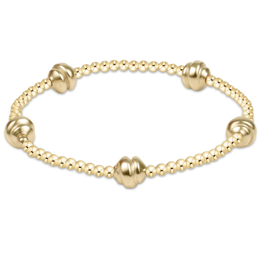 admire small gold 2.5mm gold bracelet