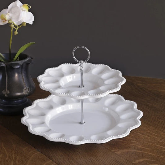 Vida Alegria VIDA Alegria Two-Tiered Egg Server (3084)