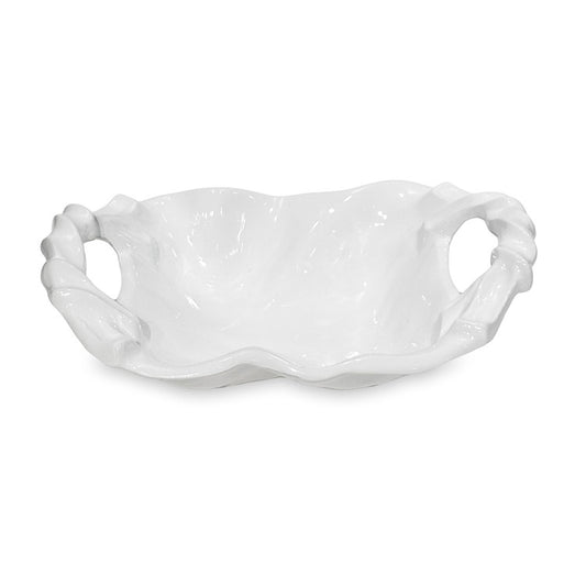 VIDA Sasha Small Bowl with Handles White 3274
