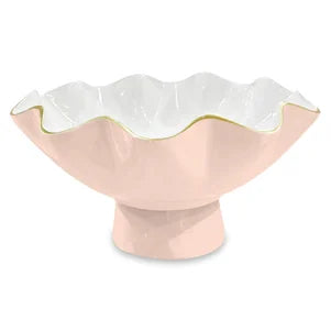 ENCANTO Carola Small Pedestal (Camellia and White)