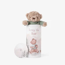 Benny the Bear Plush in Cylinder