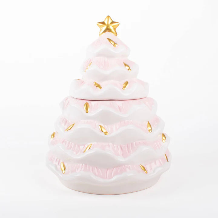 Cookie Jar - Pink Tree