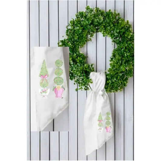 Emmalee Pink Topiary Sash