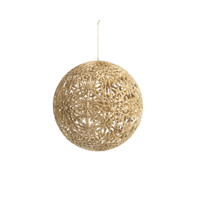 Gold snowflake ornament