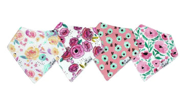 Bloom Set - 4 Pack Bandana Bib