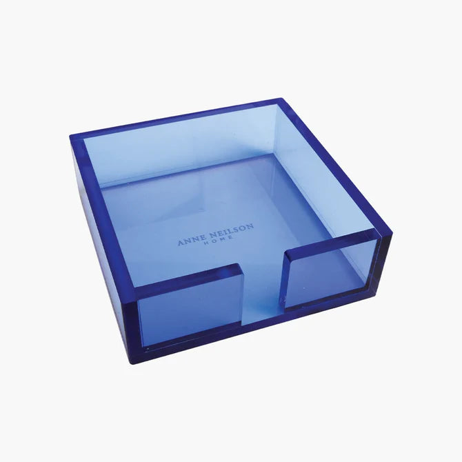 Blue Acrylic Cocktail Napkin Trays