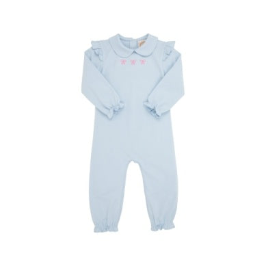 Biltmore Romper - Bows Buckhead Blue/Hamptons Hot Pink