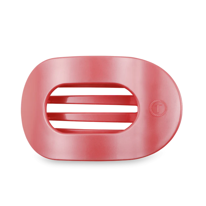 Calming Coral Round Hair Clip