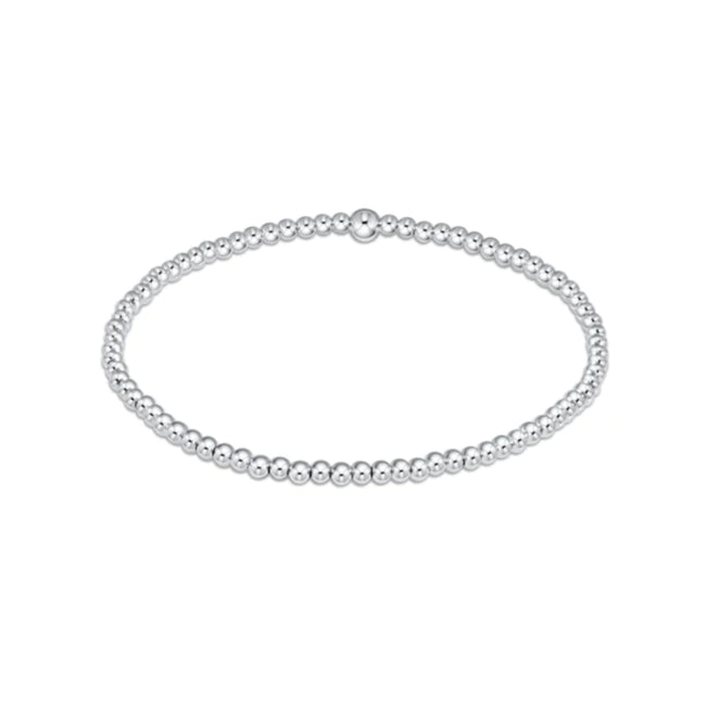 Classic Sterling 2.5mm Bead Bracelet