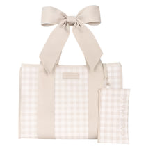 Latte Gingham Bow Case Mate
