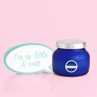 Petite Blue Jar - Coconut Santal