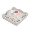 Ceramic Napkin Tray with Balloon Birthday Napkins
