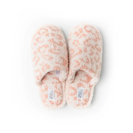 Blush Cat Nap Slippers - Small/Medium