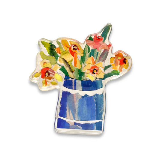Wildflowers Acrylic Blooms Block - Bitty