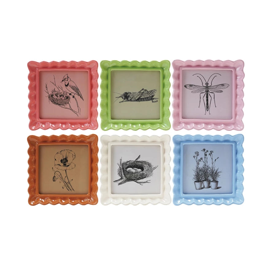 Resin Ruffled Photo Frame 4 X 4