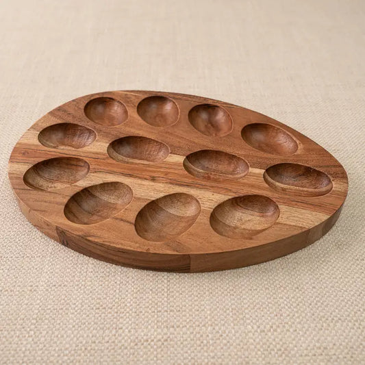 Acacia Egg Tray