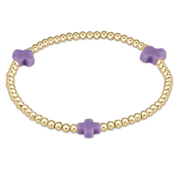 egirl Cross Bracelet - Purple