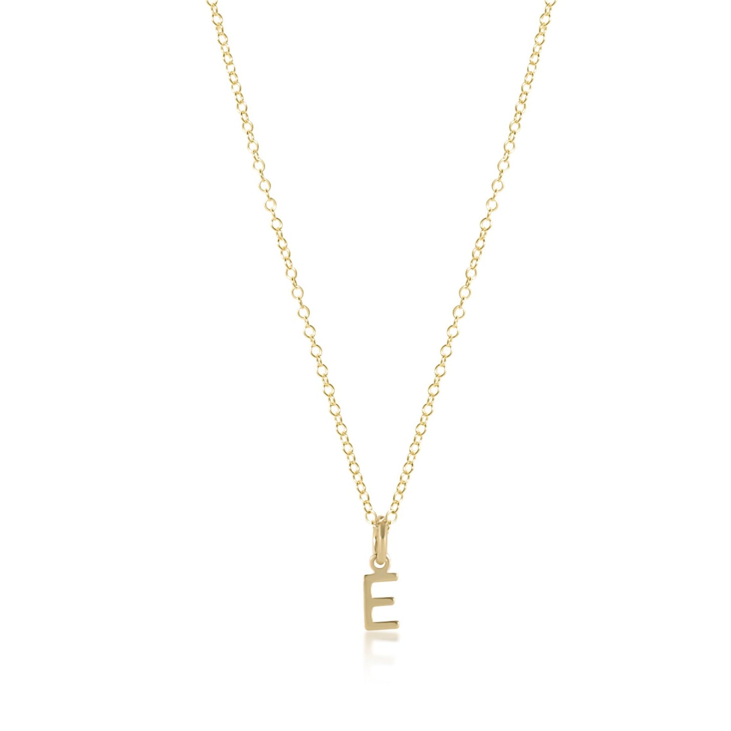 "16" Gold Charm Necklace D