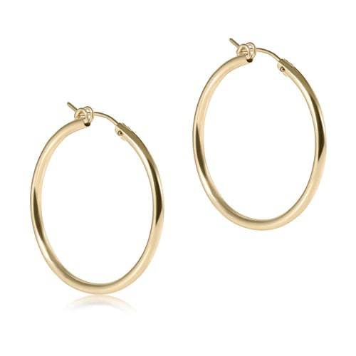 Round Gold 1.25" Hoop-Smoot