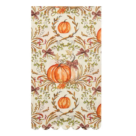 Turkey & Gourds Guest Towels/20pk
