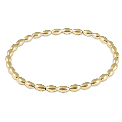 Harmony small Gold Bead Bracele