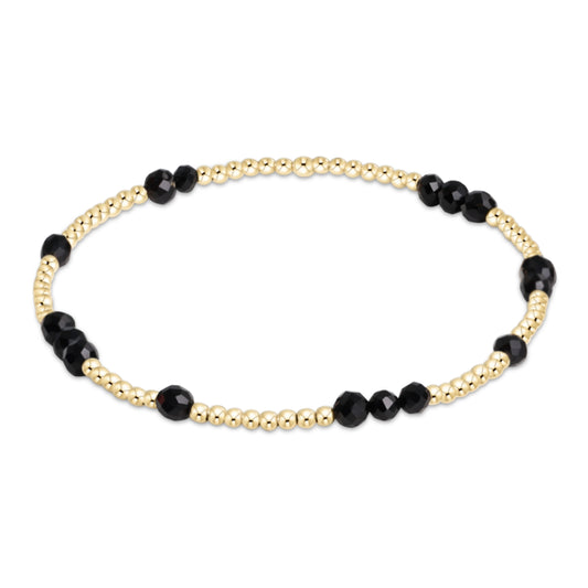 Extends - Hope Unwritten Gemstone Bracelet - ONYX