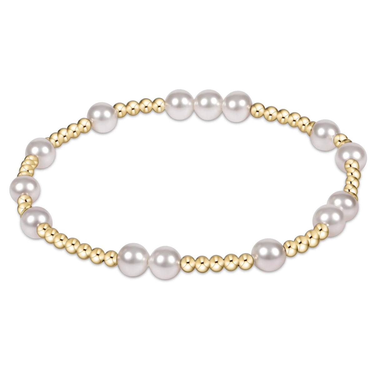 Extends Hope Unwritten 6mm Bead Bracelet - Pearl