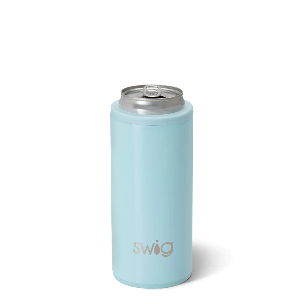 Aqua Skinny Can Cooler