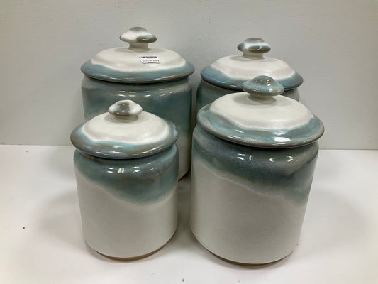 Canister Set of 4-Hydrangea