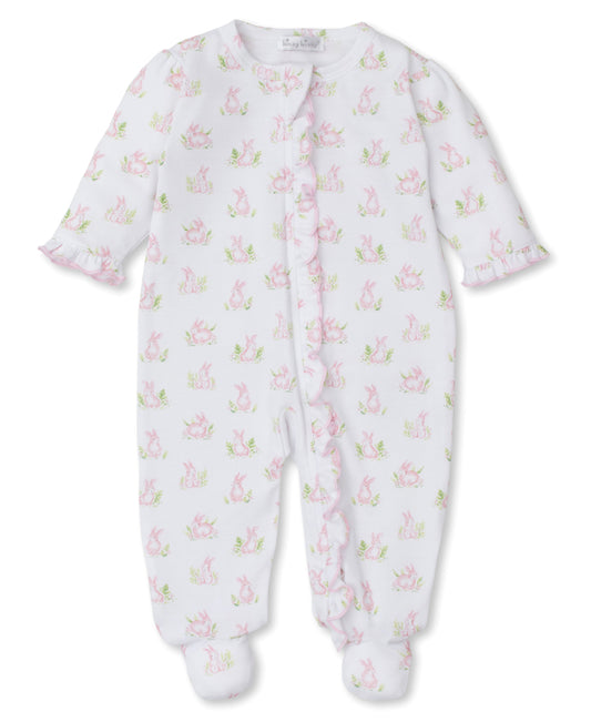 Cottontail Hollows Footie with Zip - Pink