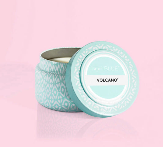 Aqua Printed Travel Tin-8.5 Vol