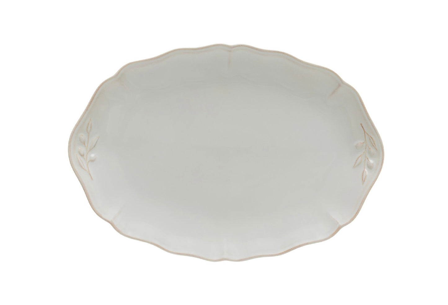 Alentejo Medium Oval Platter-Wh