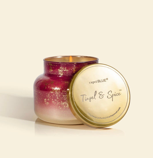 Tinsel & Spice Glim Sign Jar