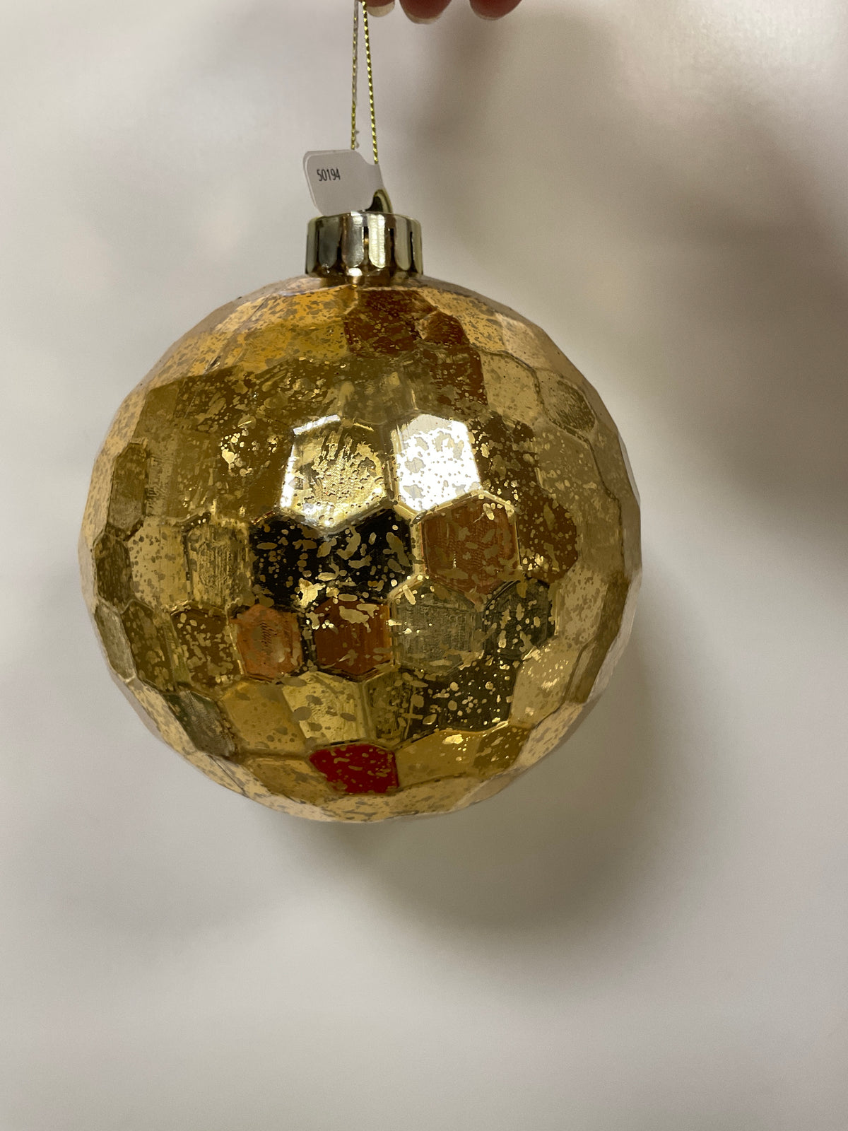 Gold Disco Ball Ornament