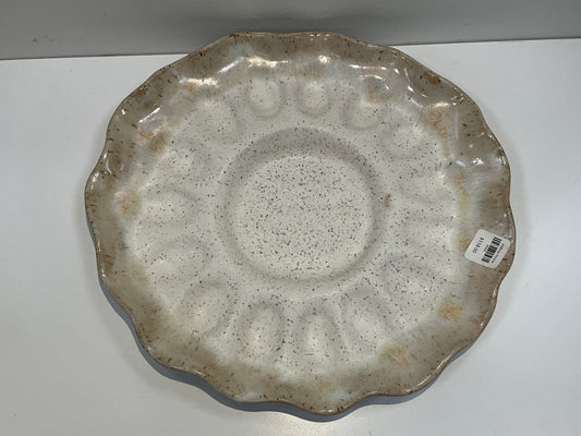 Handcrafted Egg Platter-Dogwood