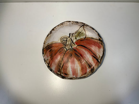 Fall Pumpkin Plate