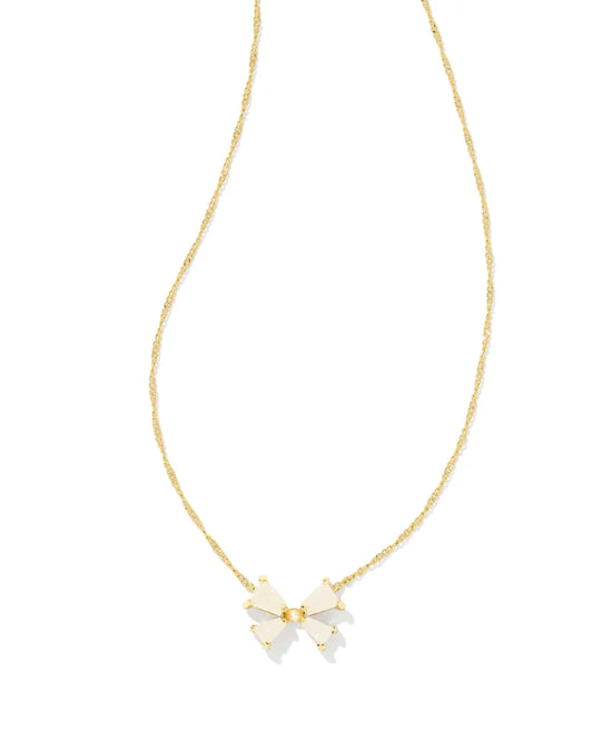 Blair Pend Necklace-Gold Iridescent Drusy