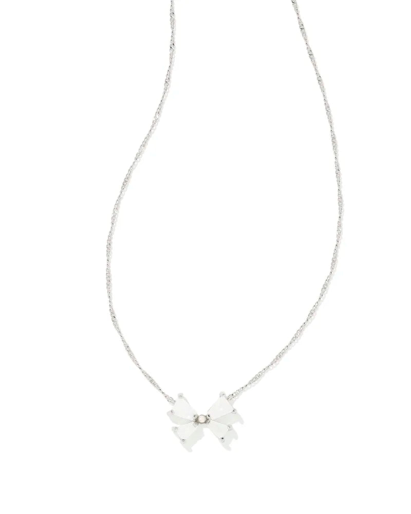 Blair Pend Necklace-RHOD Iridescent Drusy