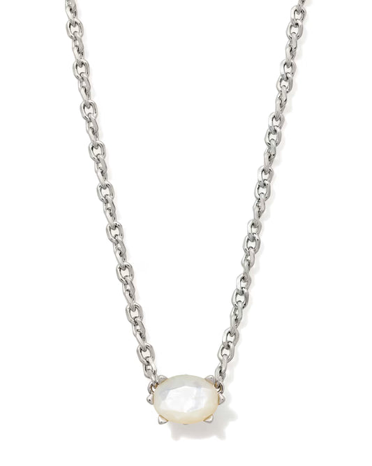Cailin Pendant RHOD Ivory MOP