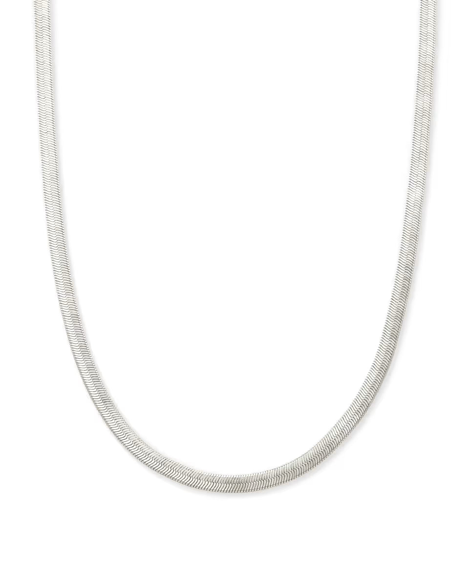 KASSIE CHAIN NECKLACE - RHOD