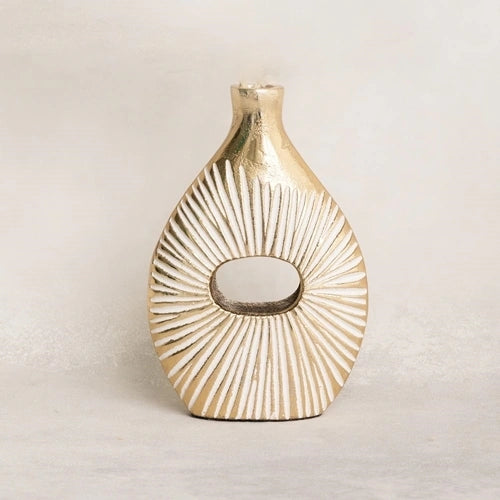 Gold Lines Small Vase