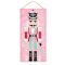 12.5"H X 6"L Glitter Nutcracker Sign - Pink/Red/White/Black