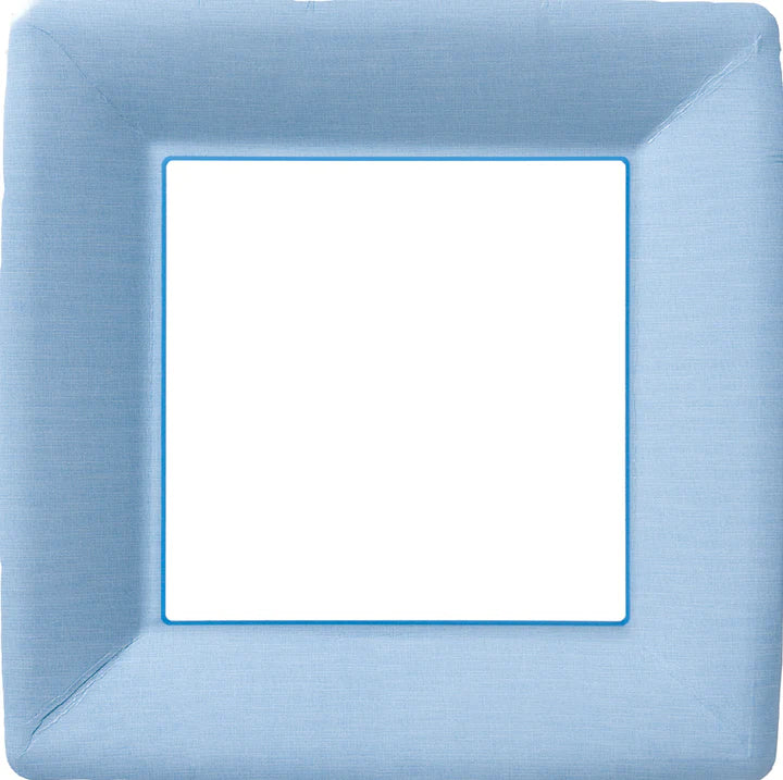 Classic Linen Dinner Plate - Light Blue