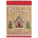 Christmas at Nana's House Garden Flag