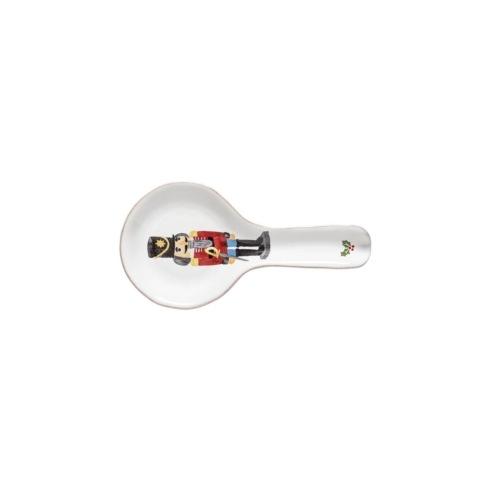 Nutcracker Spoon Rest - White