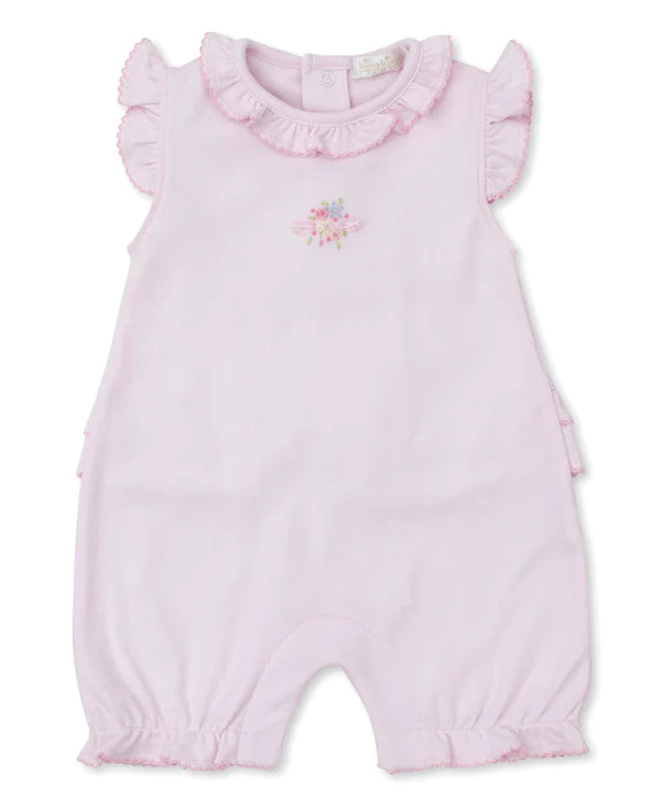 Blooming Sprays Pink Playsuit