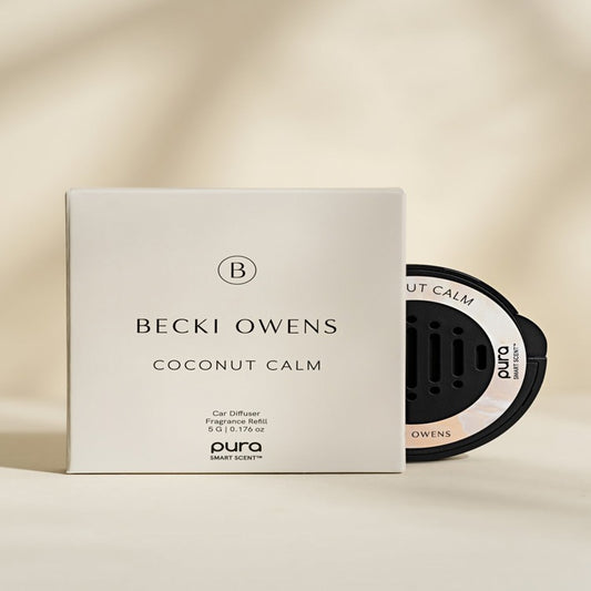 Becky Owens Coconut Calm Car Diffuser Refill