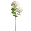 19 Real Touch White Hydrangea Spray