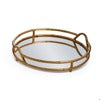 14" Round Mirrored Tray
